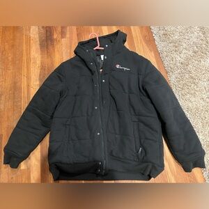 Champion Reverse Weave Oversized Bomber Puffer Jacket Size XXL